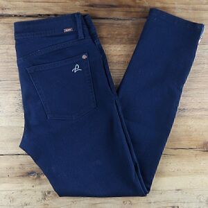 DL1961 DL PRO 4 WAY STRETCH NAVY BLUE FLORENCE INSTASCULPT CROPPED CORA JEAN